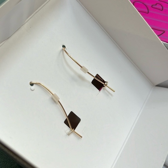 BETSEY JOHNSON Earrings Pink Stanley Cup Inspired Tumblers NEW - Picture 7 of 11